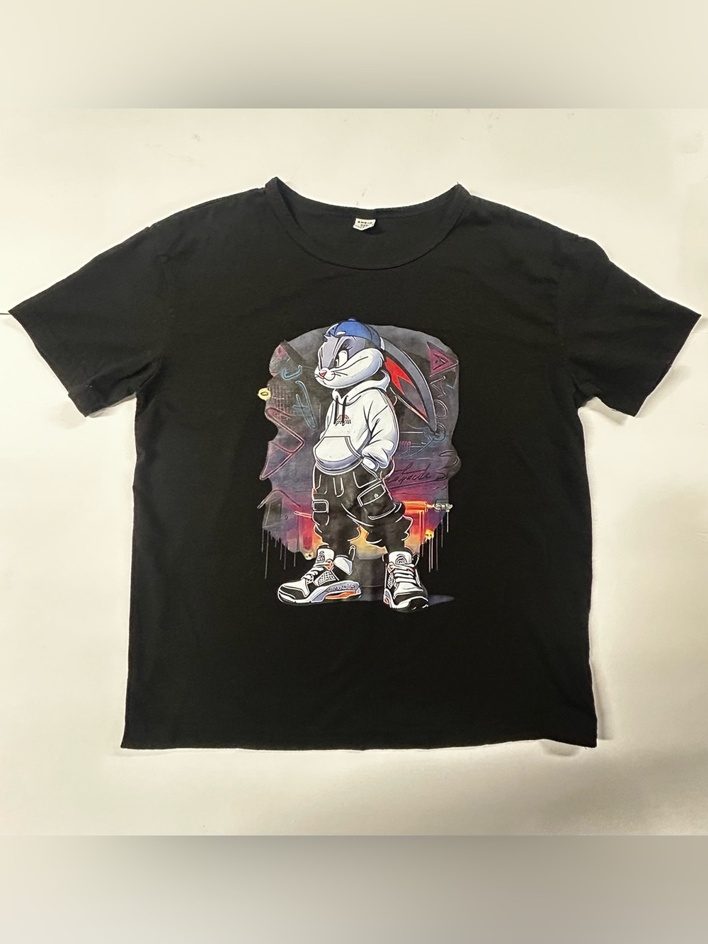 SHEIN Bugs Bunny Streetwear Graphic Tee - Size 12Y